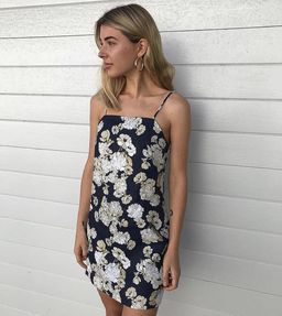Sir The Label Bellagio Mini Dress Navy Floral | AU 8 for rent on The Volte - image 3