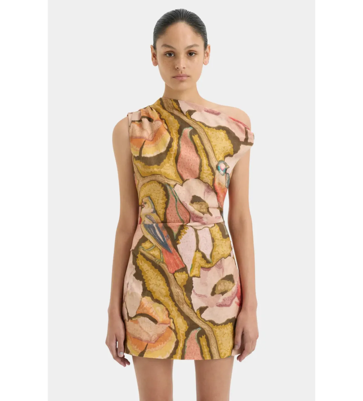 Sir the Label Talulah Knot Mini Dress Sanderling Floral Size 0P/AU 4 - Image 2