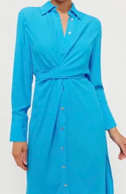 Sheike Paradiso Midi Dress Blue Size 16 for rent on The Volte - image 2