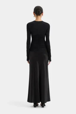 Sir The Label Alessia Draped Gown Black Size 2 / AU 12 for rent on The Volte - image 3