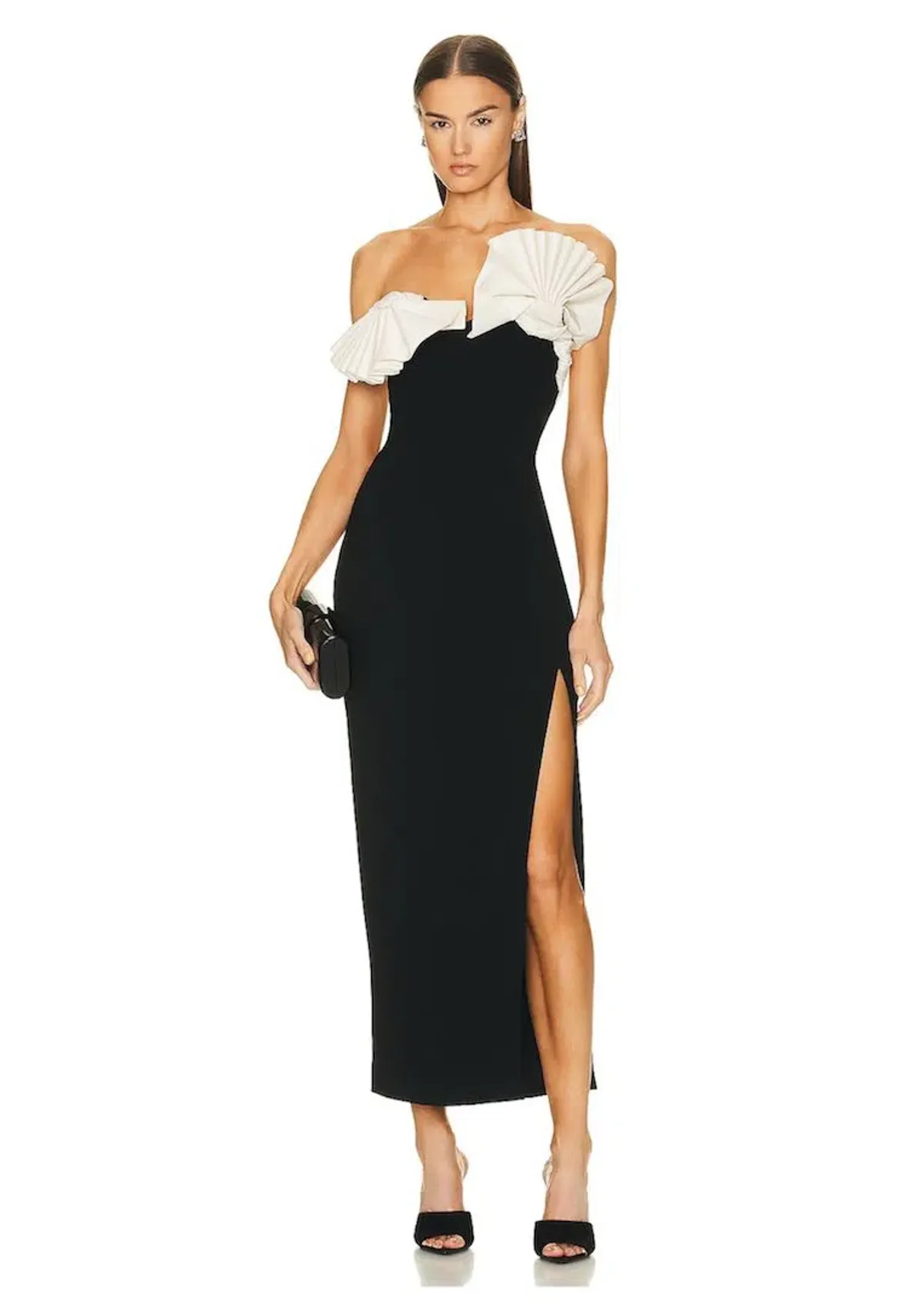 Rachel Gilbert Lavina Dress Black Size 6 - Image 1