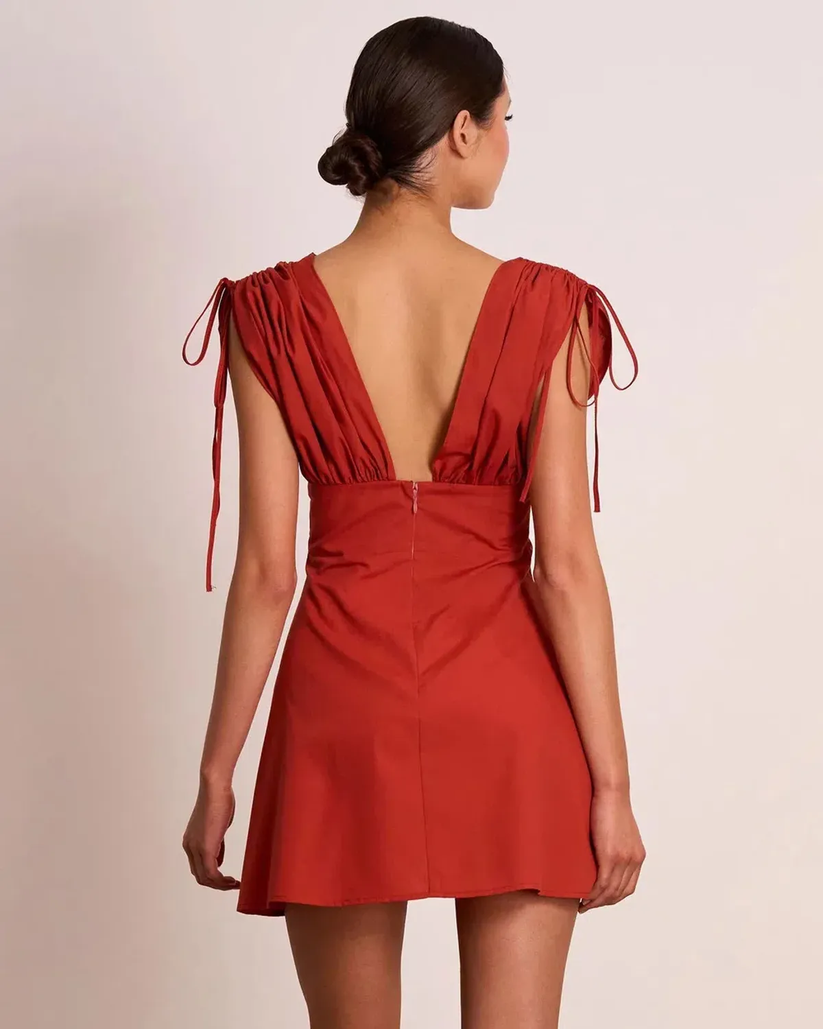 Pasduchas Heatwave Mini Dress in Tamarind Size 8 - Image 2