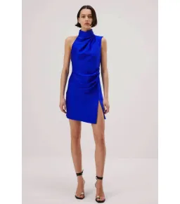 Misha Hope Mini Dress Electric Blue Size 8 for rent on The Volte - image 1