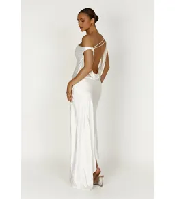 Meshki Yvette Slip Dress White Size AU 6 for rent on The Volte - image 3
