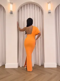 Catwalk Connection Lucia Bandage Dress Orange Size S / AU 8 for rent on The Volte - image 2