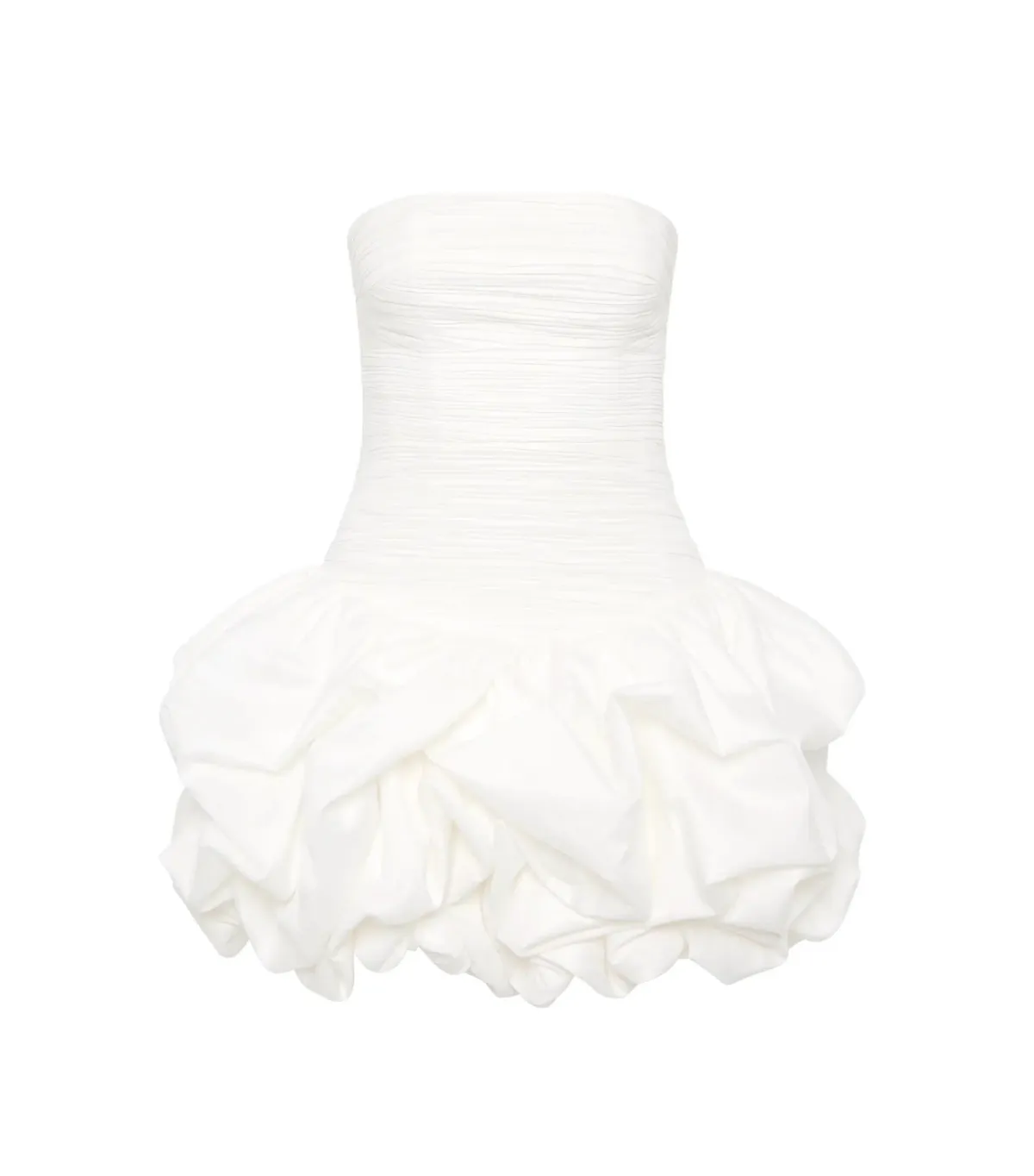 Aje Violette Bubble Hem Mini Dress Ivory Size AU 6 - Image 4