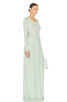 Helsa Aesther Jersey Dress Seafoam Green Size S / AU 8 for rent on The Volte - image 2