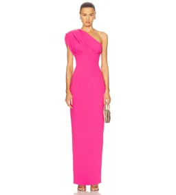 Rachel Gilbert Winnie Gown Pink Size 10  for rent on The Volte - image 2