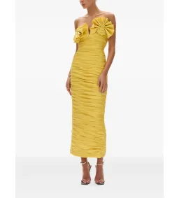 Rachel Gilbert Jensen Dress Yellow Size 2/Au 10  for rent on The Volte - image 4