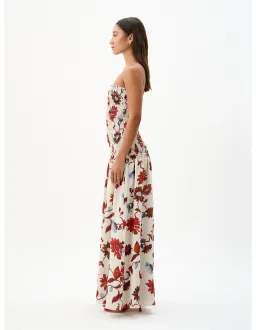 Roame Millie Dress Cactus Bloom Sand Size 0/Au 6  for rent on The Volte - image 2