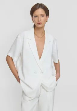 Viktoria & Woods Hepburn Shirt White Size 12 for rent on The Volte - image 3