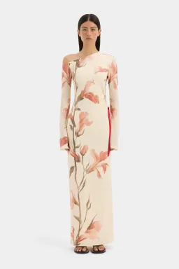Sir the Label Hana Tie Maxi Dress Gladioli Print Size 1/Au 8 for rent on The Volte - image 1