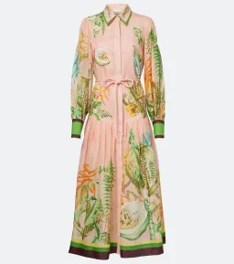 Alemais Papaya Shirt Dress Pink Print Size 10 for rent on The Volte - image 6