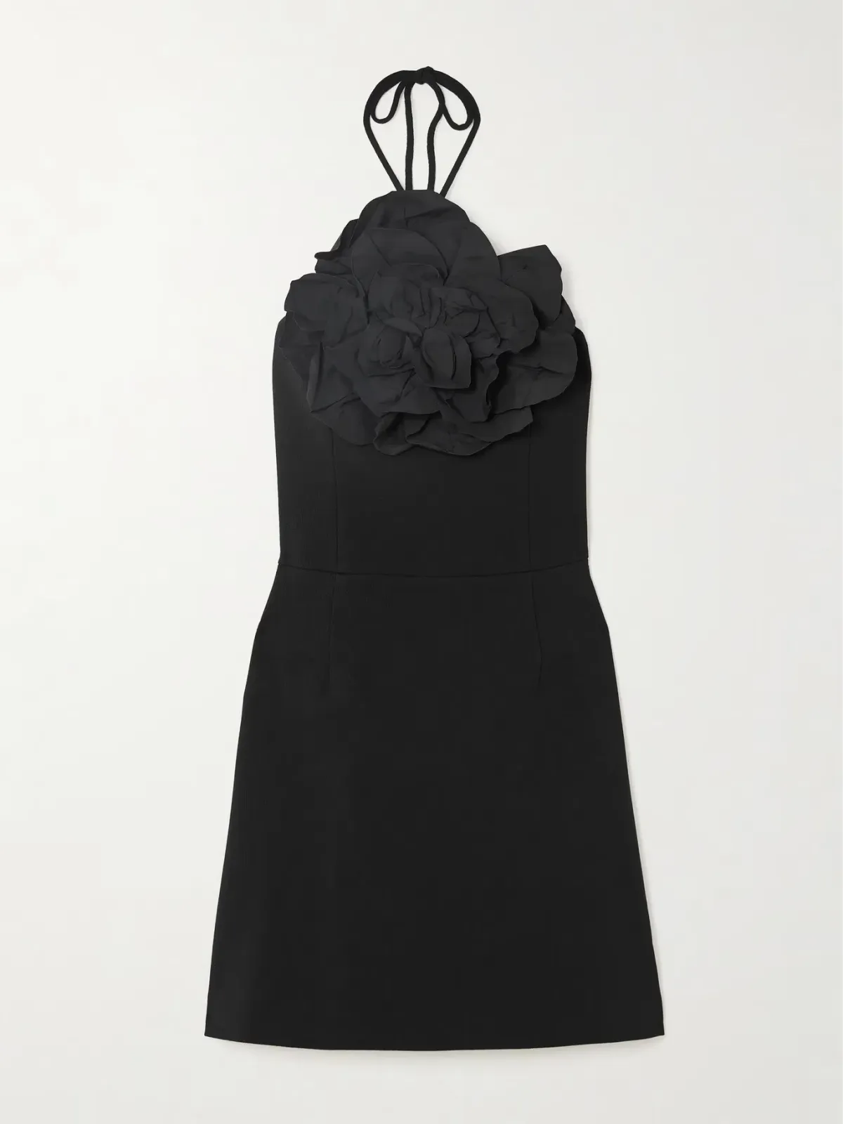 Rebecca Vallance Odetta Halter Mini Dress Black Size 10 - Image 3