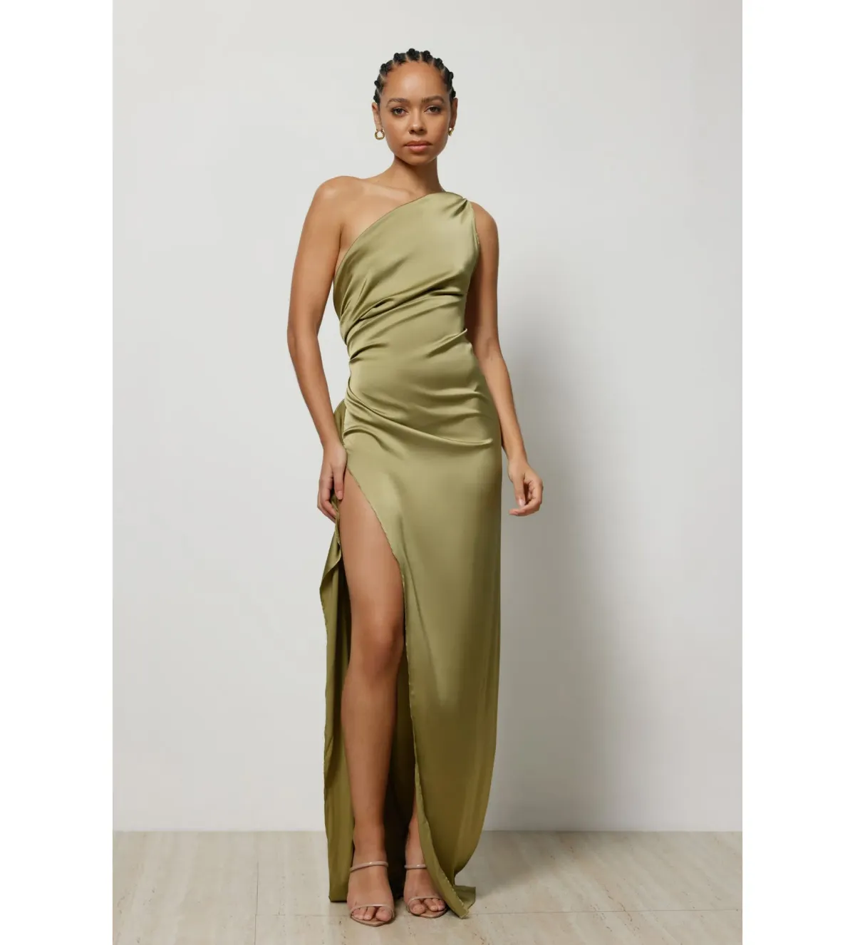 Lexi Samira Dress Olive Size S / AU 8 - Image 1