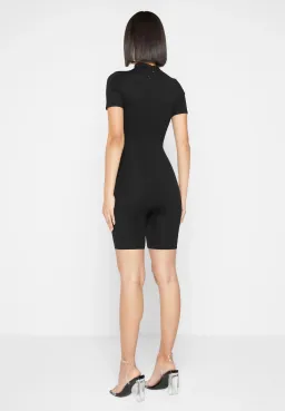 Maniere De Voir Eternelle Mock Neck Playsuit Black Size S / AU 8 for rent on The Volte - image 2