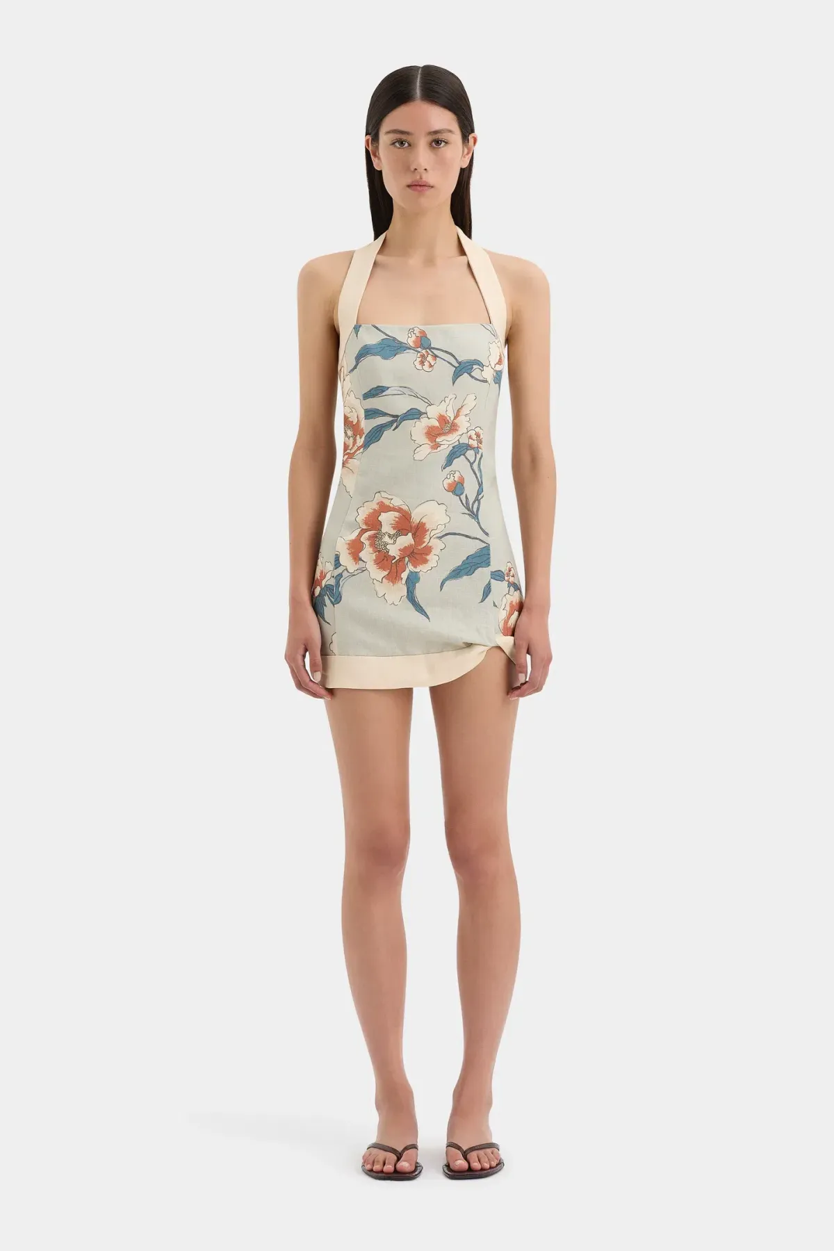 Sir The Label Roisin Mini Dress Bloom Floral Size 8 - Image 1