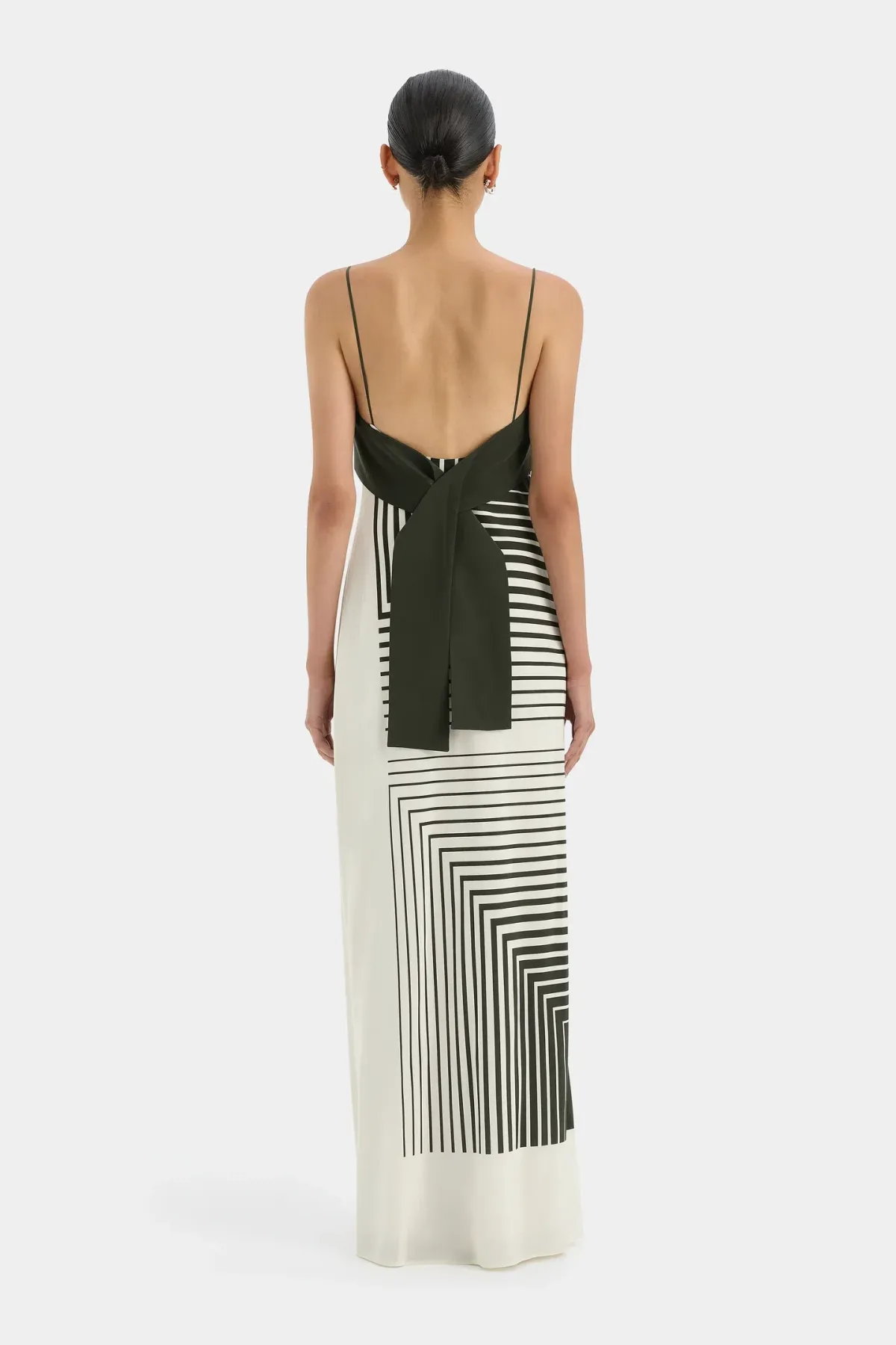 Sir The Label Leilana Slip Dress Garden Stripe Size 10 - Image 3