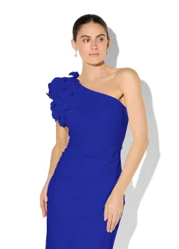 Montique Melody Sapphire One Shoulder Dress Sapphire Blue Size AU 8  for rent on The Volte - image 3