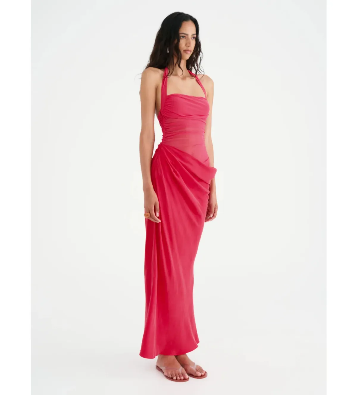 Benni Gina Maxi Dress Watermelon Size 8 - Image 2