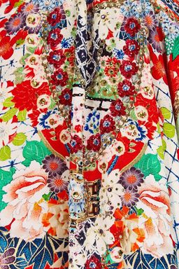 Camilla Geisha Girl Round Neck Kaftan One Size for rent on The Volte - image 13