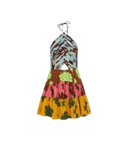 Alemais Poppy Spliced Mini Dress Size 10 for rent on The Volte - image 4