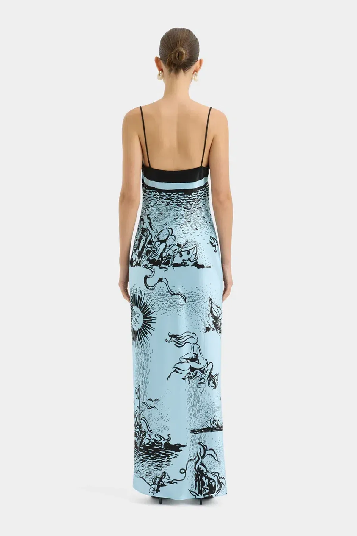 Sir Dreamwood Scarf Midi Dress Size2/AU10 - Image 2