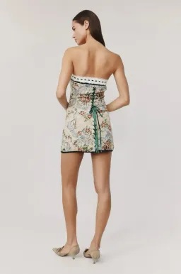 With Jéan Sabrin Mini Dress Tabi Print Size M for rent on The Volte - image 2