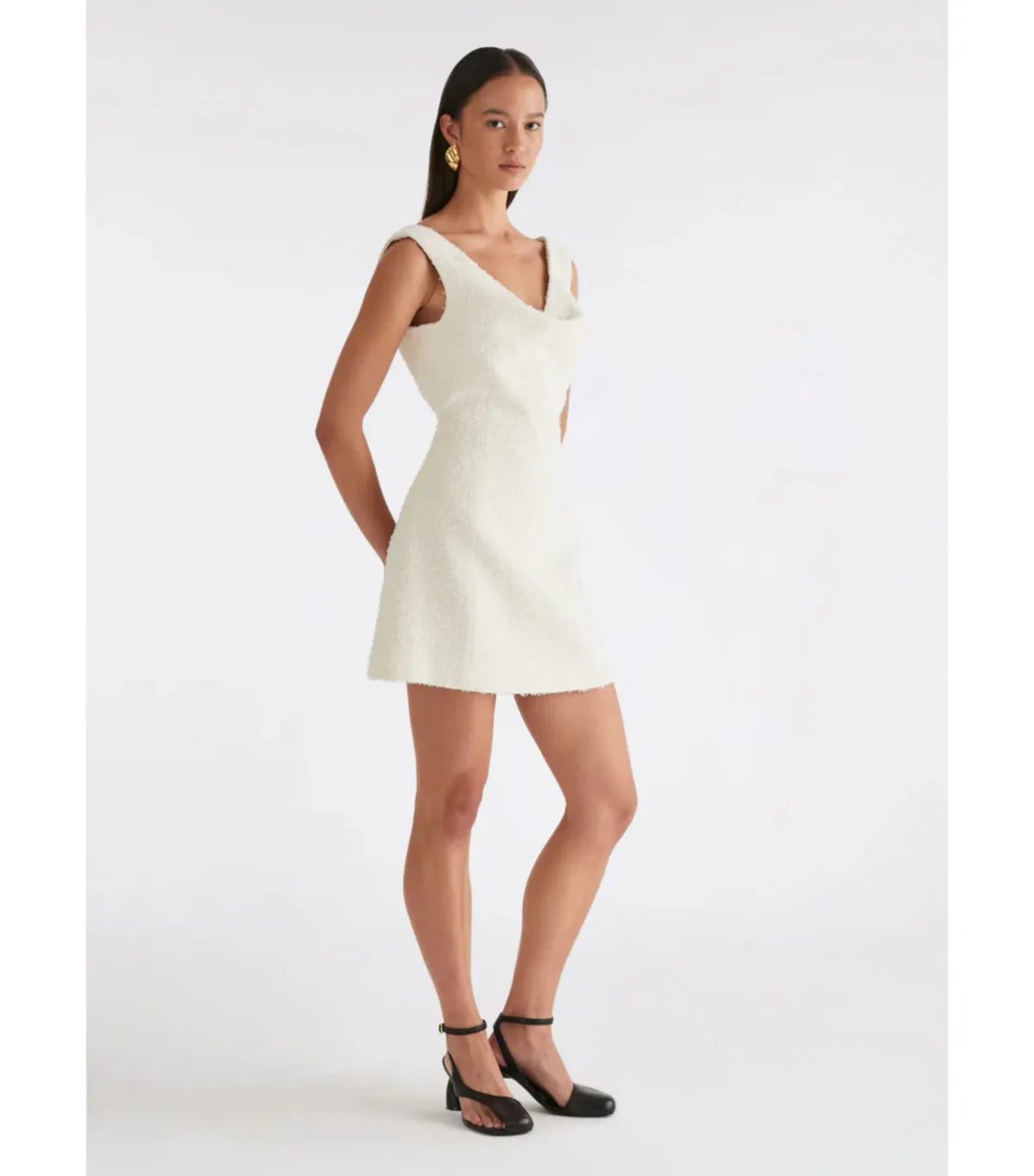 Anna Quan Bella Mini Dress Porcelain Size 10 - Image 4