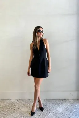 Camilla & Marc Petra Mini Dress Black Size 10 for rent on The Volte - image 6