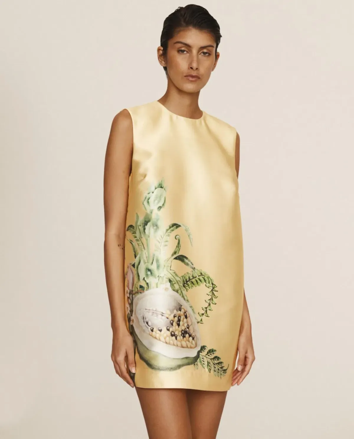 Alemais Sol Mini Dress Lemon Size 10 - Image 2