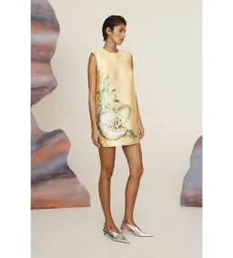 Alemais Sol Mini Dress Lemon Size 10  for rent on The Volte - image 1