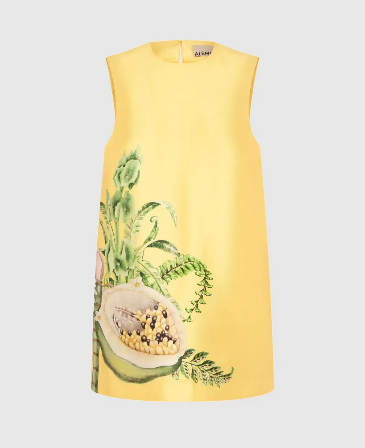 Alemais Sol Mini Dress Lemon Size 10 - Image 4