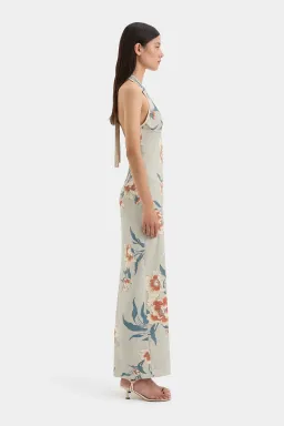 Sir The Label Roisin Halter Midi Dress Bloom Floral Size 2 / AU 10 for rent on The Volte - image 4
