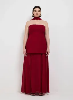 Sheike Marissa Maxi Dress Plum Size 8 for rent on The Volte - image 1