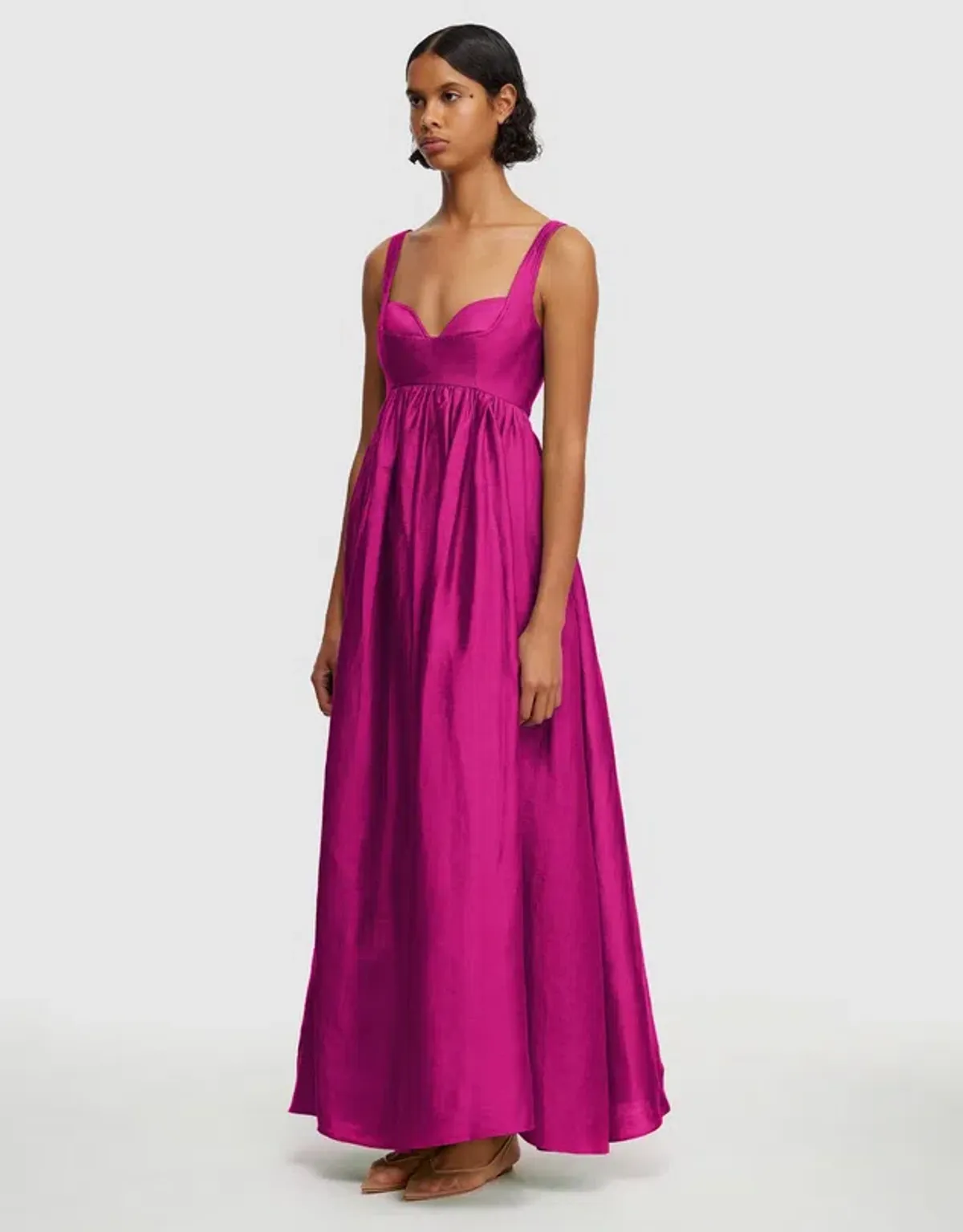 Acler Sandgate Maxi Dress in Plum Size 14 - Image 2