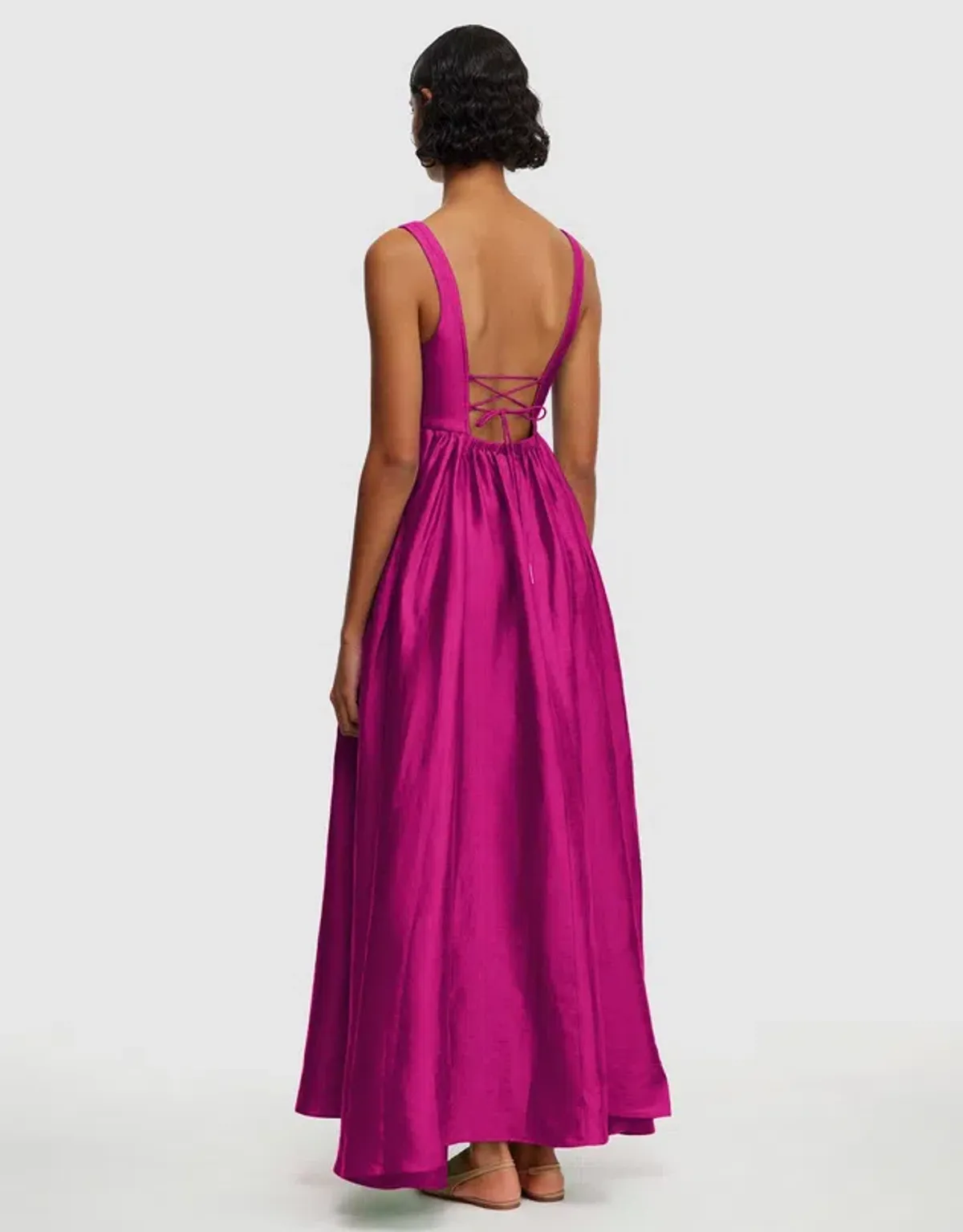 Acler Sandgate Maxi Dress in Plum Size 14 - Image 3