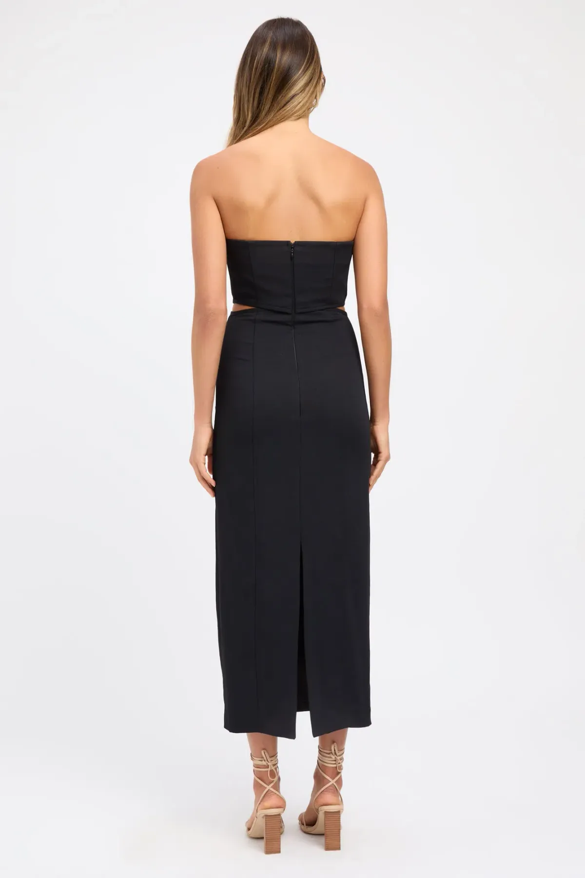 Kookai Oyster Cut Midi Dress Size 8 - Image 2