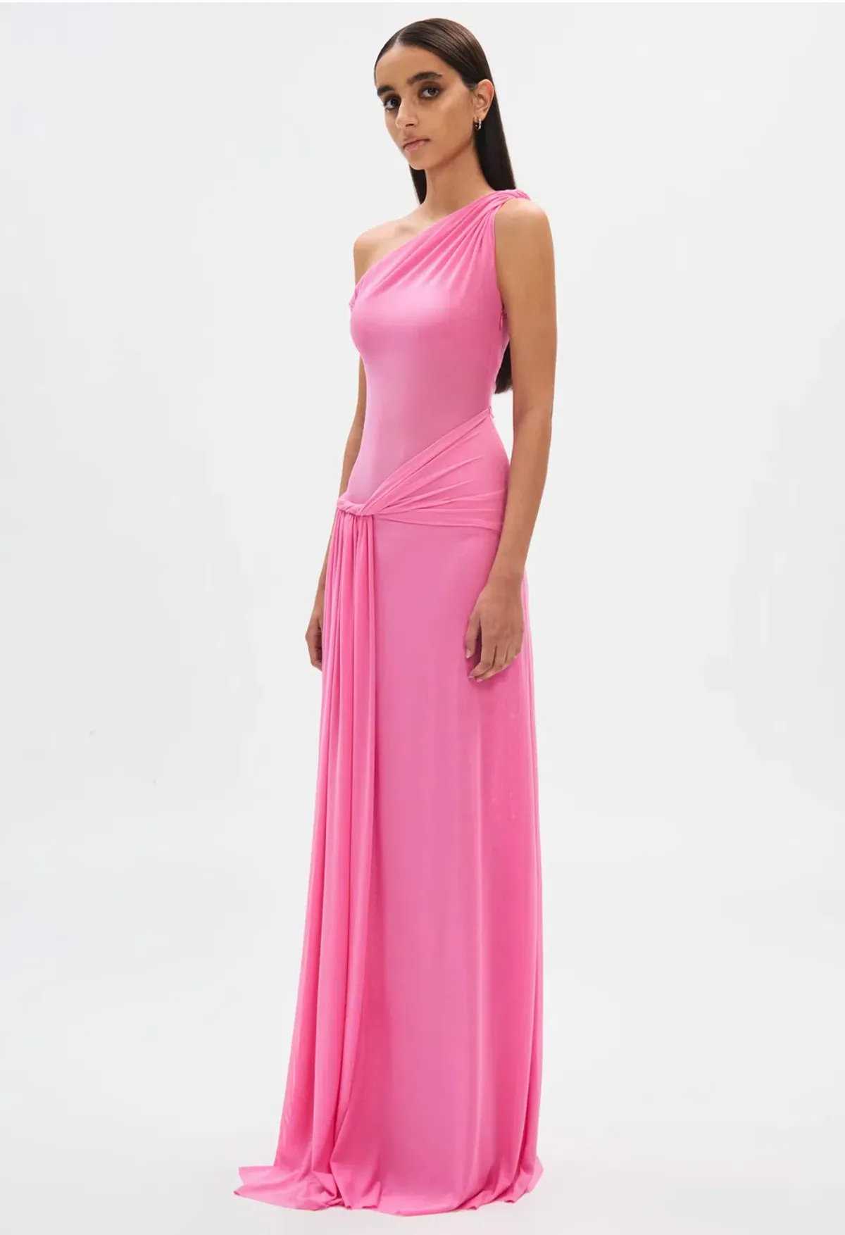 Misha Sisal Maxi Dress Pink Size 10 - Image 2