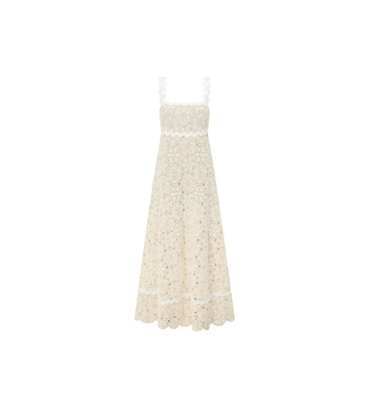 Zaco Dalton Crochet Dress White Size Au 10 - Image 2