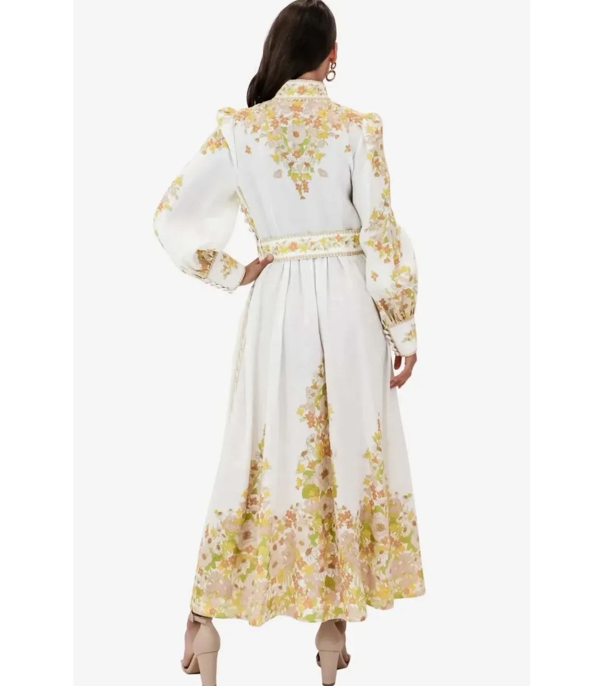 Zimmermann Super Eight Tubular Dress in Meadow Floral Size 0 / AU 8 - Image 2