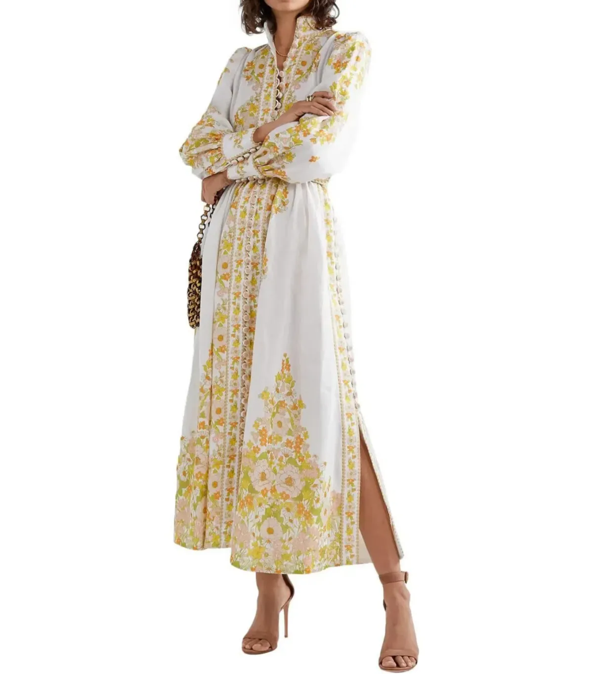 Zimmermann Super Eight Tubular Dress in Meadow Floral Size 0 / AU 8 - Image 1