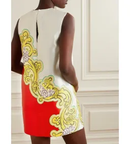Alemais Sierra Printed Satin-twill Mini Dress Print Size 10 for rent on The Volte - image 2