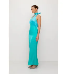 The Wolf Gang Oahu Slip Dress Blue Size AU 8 for rent on The Volte - image 2