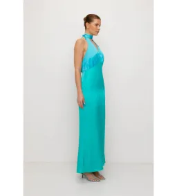 The Wolf Gang Oahu Slip Dress Blue Size AU 8 for rent on The Volte - image 3