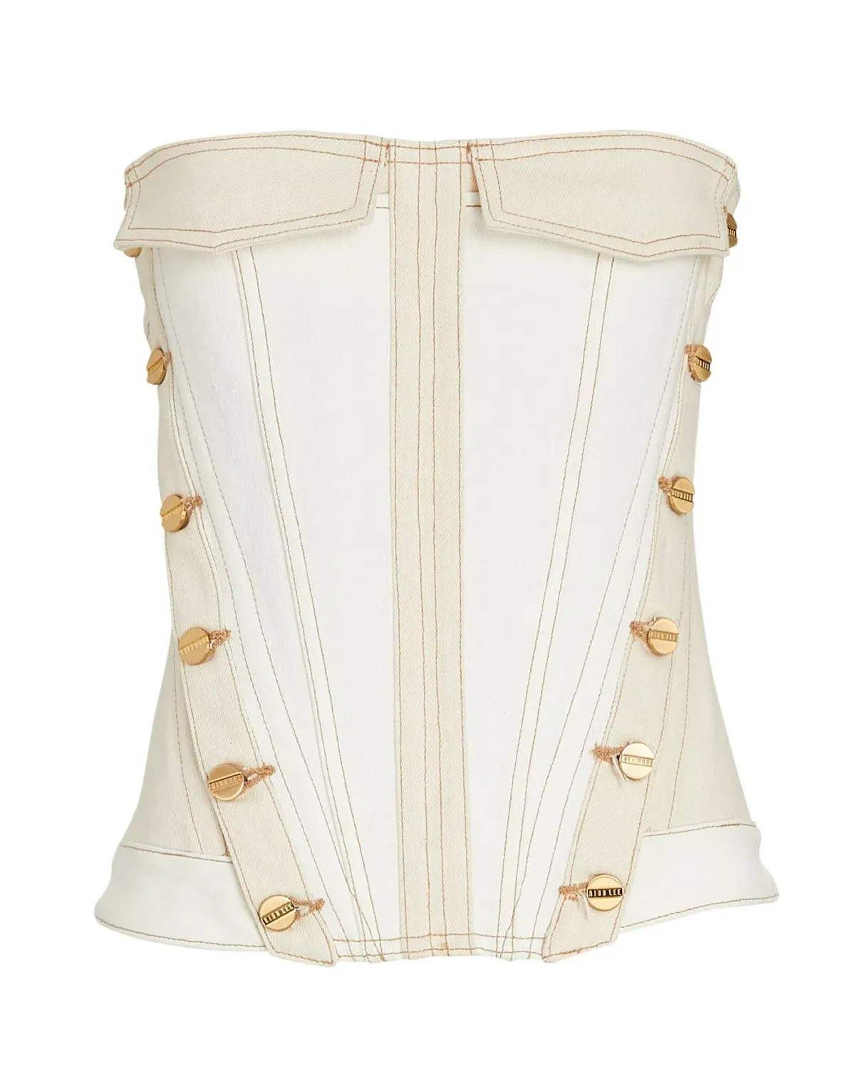 Dion Lee Denim Inverse Utility Corset Size AU 8 - Image 4