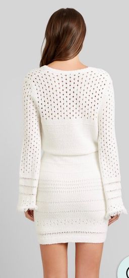 Kookai Arizona Dress White Size 8 for rent on The Volte - image 2