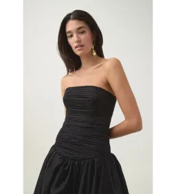 Aje Violette Bubble Hem Maxi Dress in Black Size AU 8 for rent on The Volte - image 3