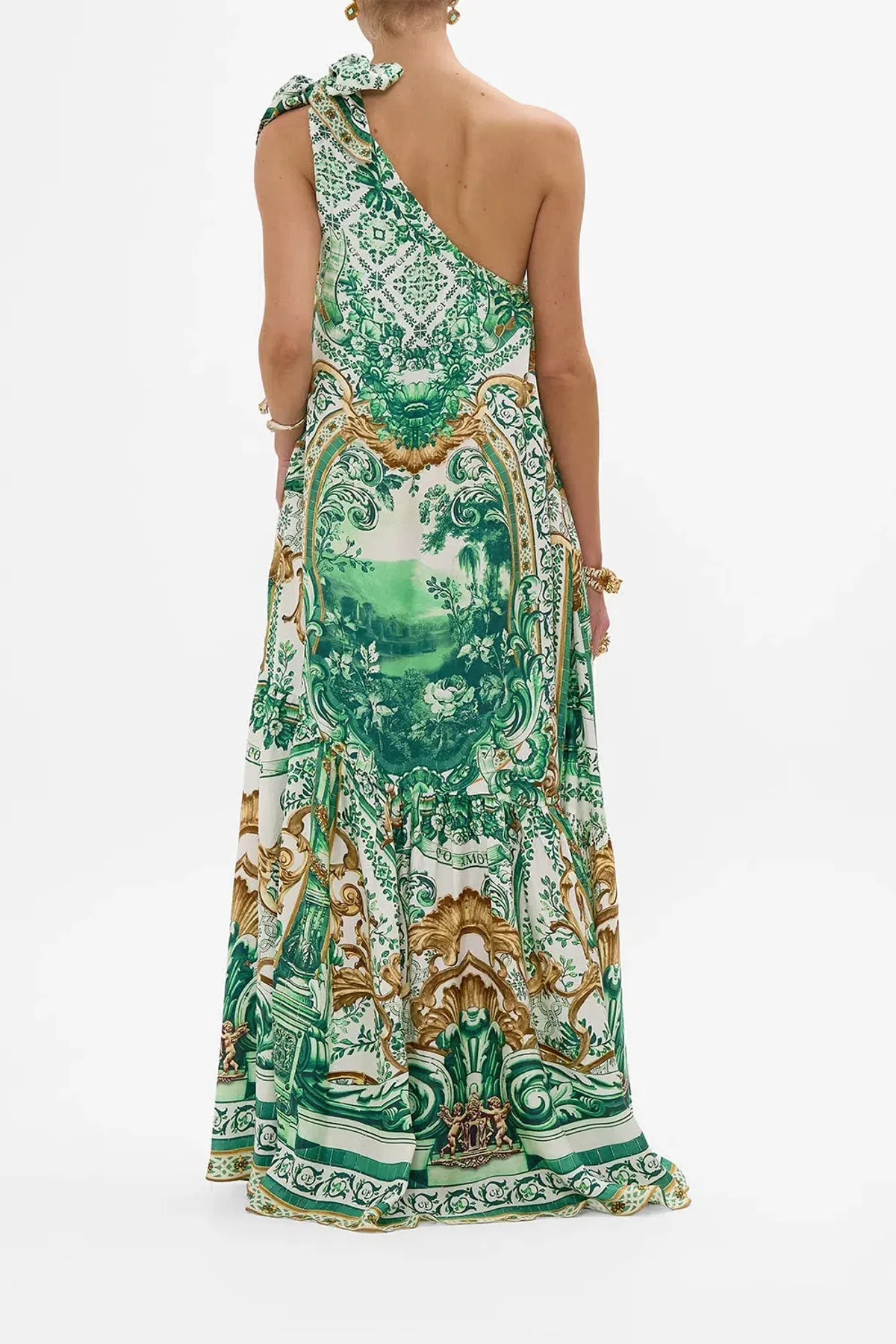 Camilla Tie One Shoulder Dress Corridor Of Calm Size AU 10 - Image 2