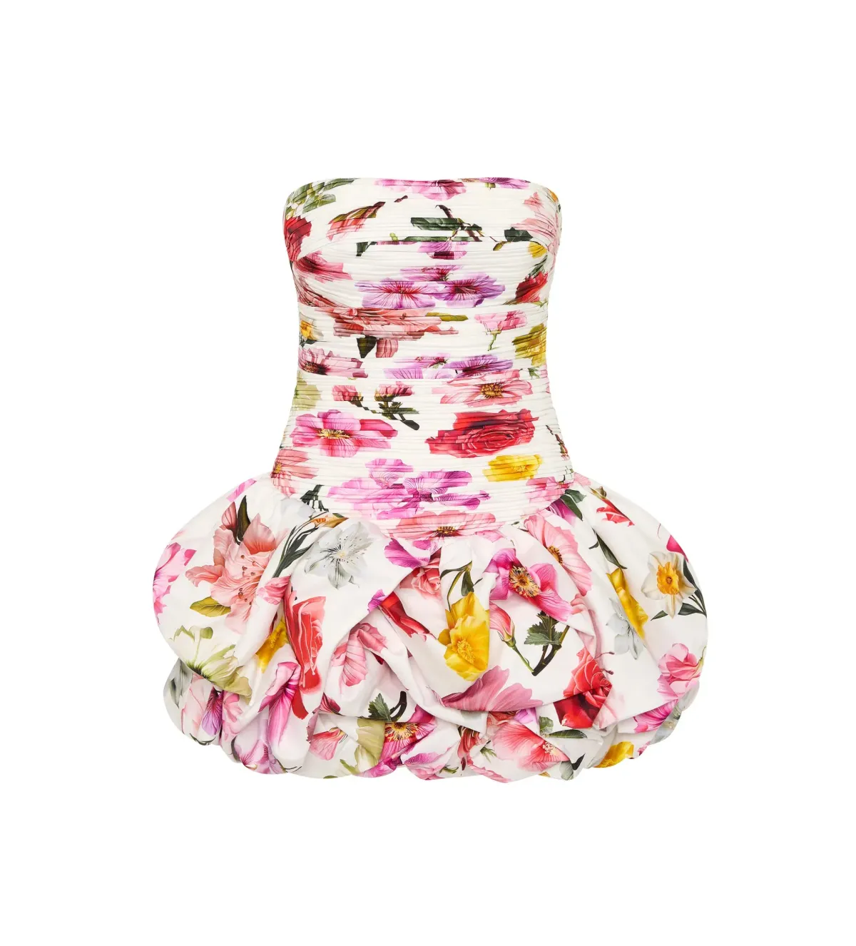 Aje Violette Bubble Hem Mini Dress Collage Floral Size AU 8 - Image 6